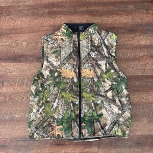 True Timber Lined Insulated Vest Men’s Size X- Large Camo Pockets Full Zip